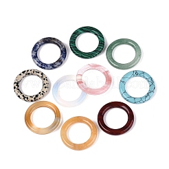 天然石と合成石の連結リング  リング  30~31x5mm  内径：20~20.5mm&nbsp;G-Q608-16