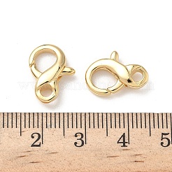 真鍮カニカン  鉛フリー＆カドミウムフリー  24KGP本金メッキ  15.5x11.5x4.5mm  穴：2.5mm&nbsp;KK-H083-19G