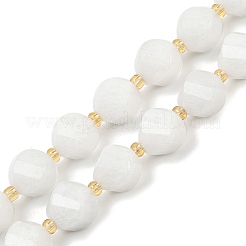Natural White Jade Beads Strands&nbsp;G-U023-A20-01A