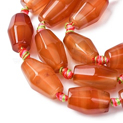 Natural Red Agate Beads Strands&nbsp;G-P605-K01-01A