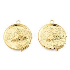 Ion Plating(IP) 201 Stainless Steel Pendants&nbsp;LS-STAS-N098-267LG