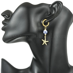 4 Styles Marine Theme 202 Stainless Steel Hoop Earrings&nbsp;EJEW-JE07004