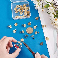40Pcs 304 Stainless Steel Stud Earring Findings&nbsp;STAS-UN0025-27