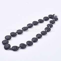 Natural & Synthetic Mixed Stone Beaded Necklaces&nbsp;NJEW-JN01938