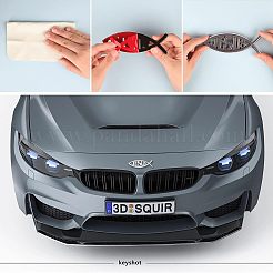 イースターのテーマ防水 abs 樹脂プラスチック イエス フィッシュ デカール ステッカー  3Dカーデカールエンブレムステッカー  イエス・キリストのキリスト教の魚のシンボル  ミックスカラー  140x46x6mm  3個/セット&nbsp;DIY-FH0001-004