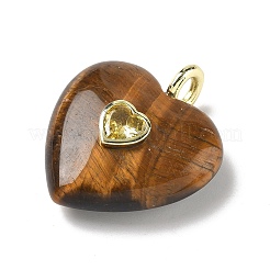 Natural Tiger Eye Pendants&nbsp;G-C274-04D