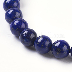 Natural Lapis Lazuli Beads Strands&nbsp;G-G087-6mm