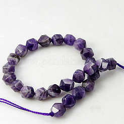 Natural Amethyst Beads Strands&nbsp;G-G100-8mm-1