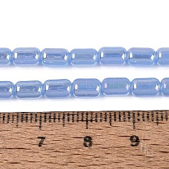 Electroplate Imitation Jade Glass Beads Strands&nbsp;EGLA-Q132-03A-B04