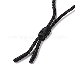 Gemstone Bullet Pendant Necklace with Nylon Cord for Women&nbsp;G-A210-03