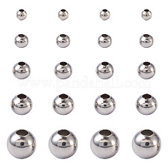 Round 304 Stainless Steel Beads&nbsp;STAS-MP0001-01P