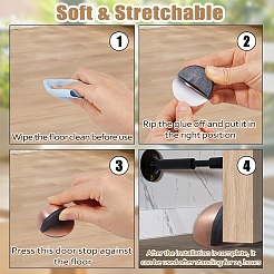 8Pcs Stainless Steel Door Stopper&nbsp;FIND-FH0017-84A