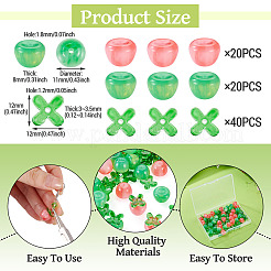 40Pcs 2 Colors Resin Beads&nbsp;FIND-TA0010-40