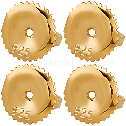 4Pcs 925 Sterling Silver Ear Nuts&nbsp;STER-BBC0008-61G