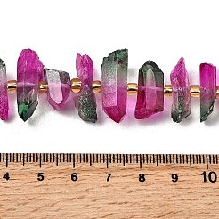 Electroplated Natural Quartz Crystal Beads Strands&nbsp;G-F800-D09