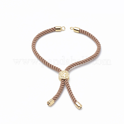 Nylon Twisted Cord Bracelet Making&nbsp;MAK-T003-11G