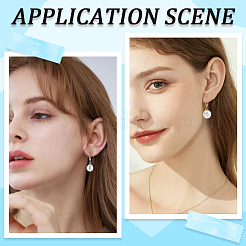 60Pcs 2 Colors 304 Stainless Steel Leverback Earring Findings&nbsp;STAS-SC0006-48