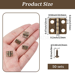 50 Bags Iron Hinges&nbsp;FIND-GF0009-81AB