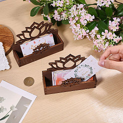 Wood Business Card Holder&nbsp;ODIS-WH0030-248A