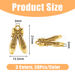 150Pcs 3 Colors Tibetan Style Alloy Pendants&nbsp;FIND-DC0003-97