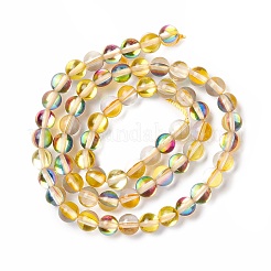 Synthetic Moonstone Beads Strands&nbsp;G-E573-02A-19