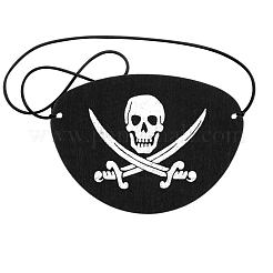 Halloween Theme Felt Pirate Skull Eye Patch&nbsp;SKUL-PW0001-090