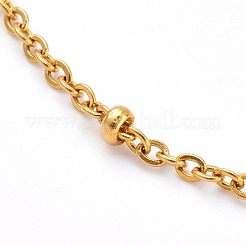 304 Stainless Steel Satellite Chain Anklets&nbsp;AJEW-AN00393