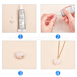 Ion Plating(IP) 304 Stainless Steel Cup Pearl Peg Bails Pin Pendants&nbsp;STAS-UN0009-04G