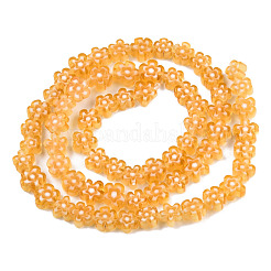 Handmade Millefiori Glass Bead Strands&nbsp;LAMP-N029-017A-06
