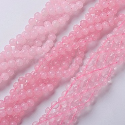 Natural Rose Quartz Beads Strands&nbsp;LS-GSR6mmC034
