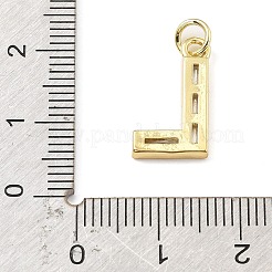 Brass Micro Pave Cubic Zirconia Pendants&nbsp;KK-V014-01G-12