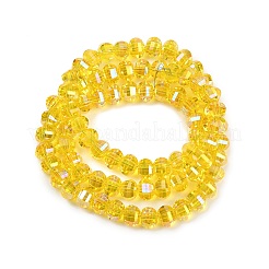 Electroplate Transparent Glass Beads Strands&nbsp;EGLA-B011-08A-AB06