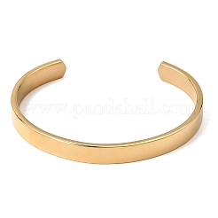 304 Stainless Steel Plain Open Cuff Bangles for Women&nbsp;SA-CBAC920-08G