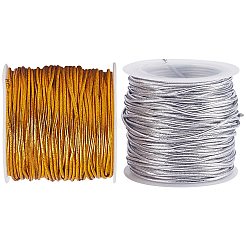 2 Rolls 2 Colors Polyester Elastic Cord&nbsp;EW-DJ0001-15