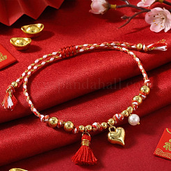 Pride Month Alloy Heart Charm Bracelets&nbsp;YY7958-2