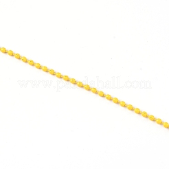鉄球チェーン  焼き付け塗料  溶接されていない  きいろ  2~2.5mm&nbsp;CH-TAC0002-01C