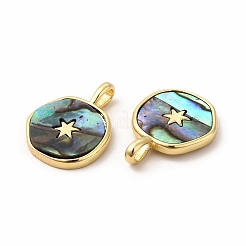 Eco-Friendly Rack Plating Brass Pendants&nbsp;X-KK-F851-10G