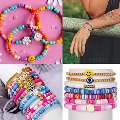 5 Styles Opaque & Transparent Craft Acrylic Beads&nbsp;MACR-YW0003-48A