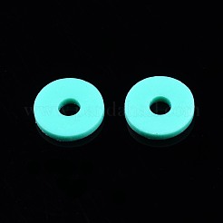 Handmade Polymer Clay Beads Strands&nbsp;CLAY-R089-6mm-T02B-14