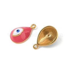 304 Stainless Steel Enamel Pendants&nbsp;STAS-P396-24G-M