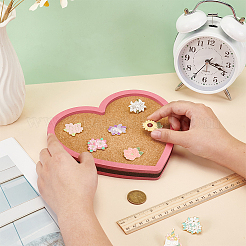 Wood Wall Jewelry Display Cork Tray&nbsp;AJEW-WH0348-466A