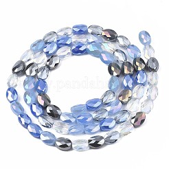 Electroplate Glass Beads Strands&nbsp;X-EGLA-S194-17C