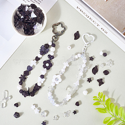 150G Transparent & Opaque Acrylic Beads&nbsp;TACR-SP0001-38B
