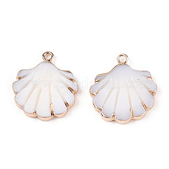 Electroplate Freshwater Shell Pendants&nbsp;SHEL-S274-33A