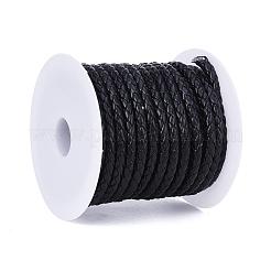 Braided Imitation Leather Cord&nbsp;LC-D051-B-11