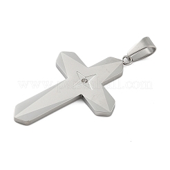 304 Stainless Steel Rhinestone Pendants&nbsp;STAS-G346-47C-P