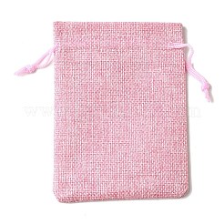 12Pcs 12 Styles Valentine's Day Printed Rectangle Burlap Cloth Packing Pouches&nbsp;X1-ABAG-U006-02C