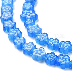 Handmade Millefiori Glass Bead Strands&nbsp;LAMP-J035-8mm-15