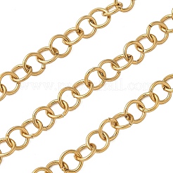 3.28 Feet Ion Plating(IP) 304 Stainless Steel Rolo Chains&nbsp;X-CHS-H007-31G
