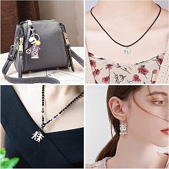 100Pcs 10 Styles Tibetan Style Alloy Pendants&nbsp;FIND-CJ0002-30